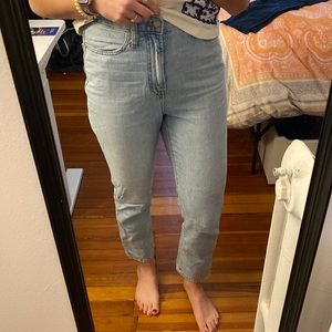 Madewell curvy perfect vintage jean
